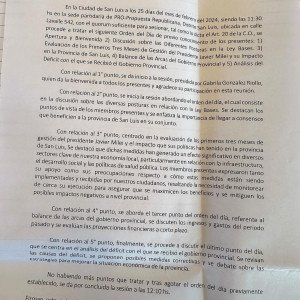 Acta del Consejo Directivo: Sesión Ordinaria 25/2/24