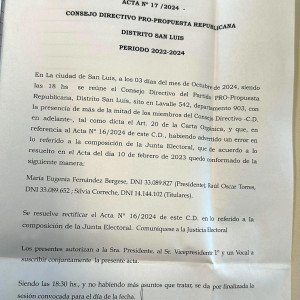 Acta del Consejo Directivo: Sesión Extraordinaria 3/10/24