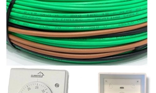 Kit Cable Calefactor Potencia 600 W Con Termostato Mecánico