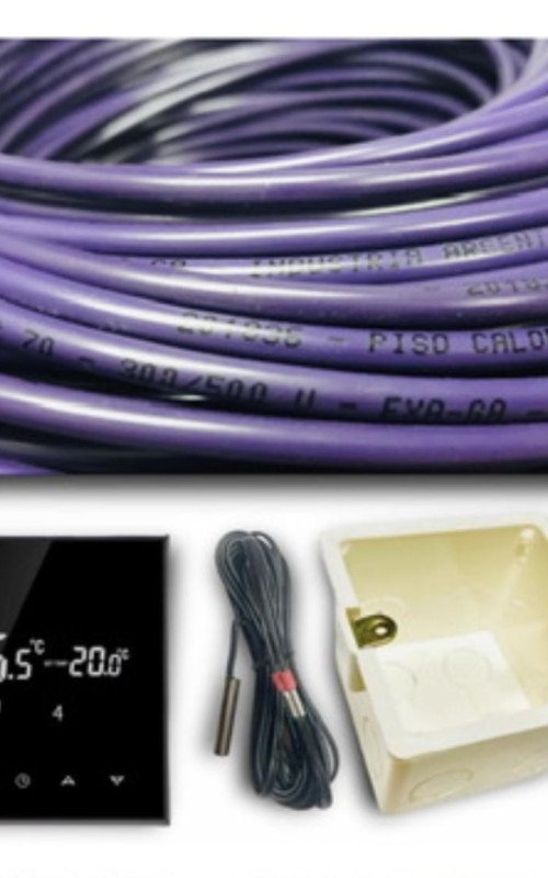 Kit de instalacion 750w con termostato Wifi 