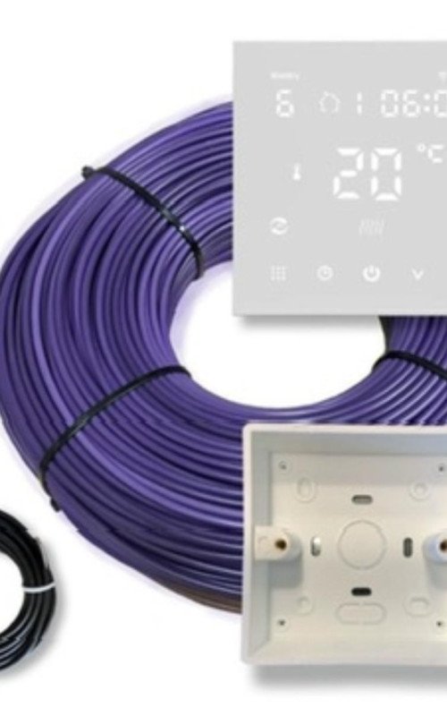 Kit de instalacion 750w con termostato Wifi 